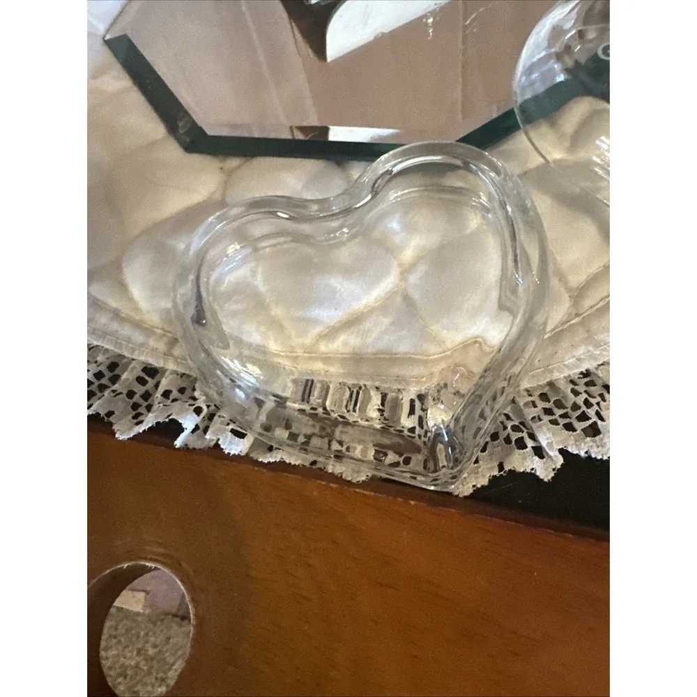 Happy Valentines Day Crystal Tiara Trinket Dish‎